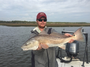 Hooked Up Fishing Charters guided redfish tour