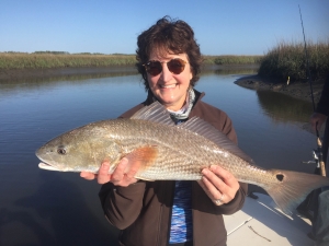 Hooked Up Fishing Charters guided redfish tour