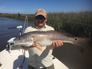 Hooked Up Fishing Charters guided redfish tour